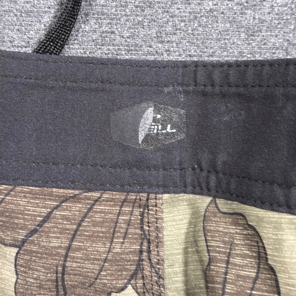 O'Neill Hyperfreak Board Shorts Men Size 32 Floral Camo Stretch Surf Swim Trunk - Picture 4 of 8